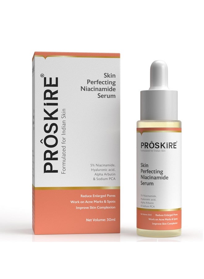 Proskire 5% Niacinamide Face Serum For Acne Marks & Enlarged Pores | Alpha Arbutin & Sodium PCA | Control Oil | 30 ml - All Skin Types - Image 1