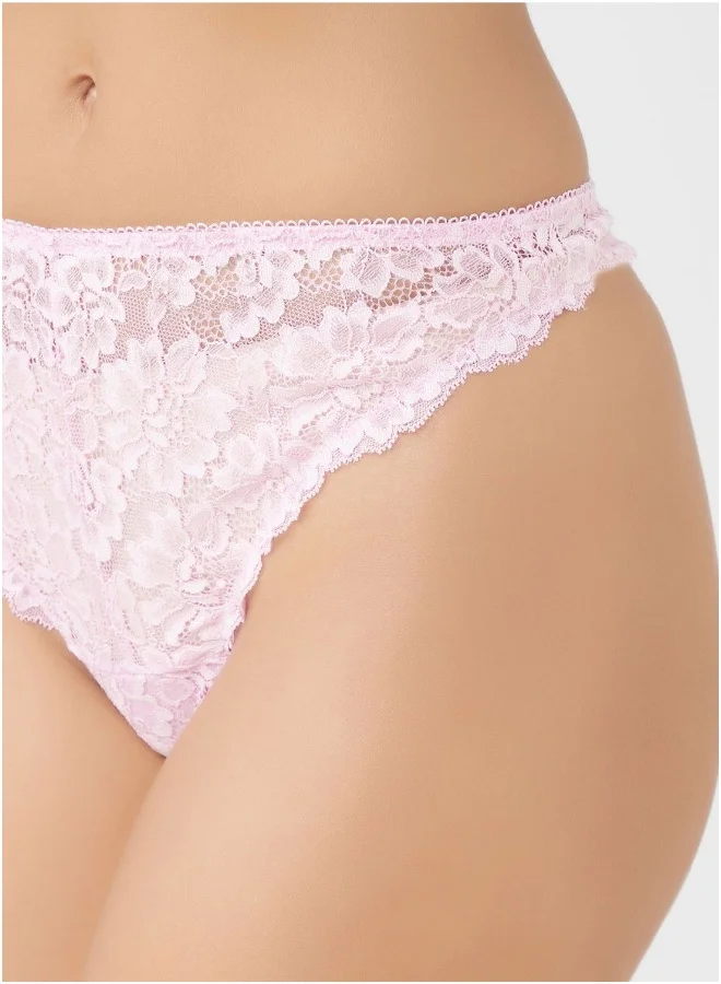 Isla & Evie High Leg Thong