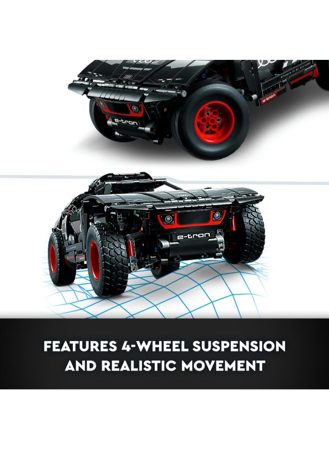 ليغو مجموعة أودي آر إس كيو إي ترون 42160 من ™LEGO® Technic للأطفال بعمر +10 الذين يحبون سيارات الرالي والتحكّم عن بُعد (914 قطعة) - Image 4