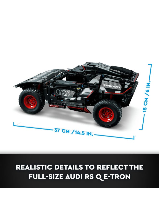 ليغو مجموعة أودي آر إس كيو إي ترون 42160 من ™LEGO® Technic للأطفال بعمر +10 الذين يحبون سيارات الرالي والتحكّم عن بُعد (914 قطعة) - Image 3