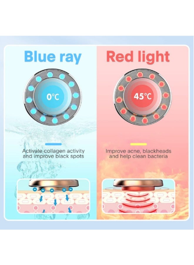 عام جهاز تدليك الوجه لشد البشرة، جهاز العلاج بالضوء LED 3 ألوان، جهاز التجميل بترددات الراديو 7 في 1 EMS جهاز تدليك الوجه لمكافحة الشيخوخة وتجديد الشباب - Image 2