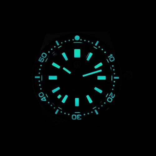 watchdives VH31 Quartz Watches, WD1965 62MAS Dive Watch 38mm Domed Sapphire Crystal Luxury Wristwatch 200M Waterproof Watches (Brown) - Image 4