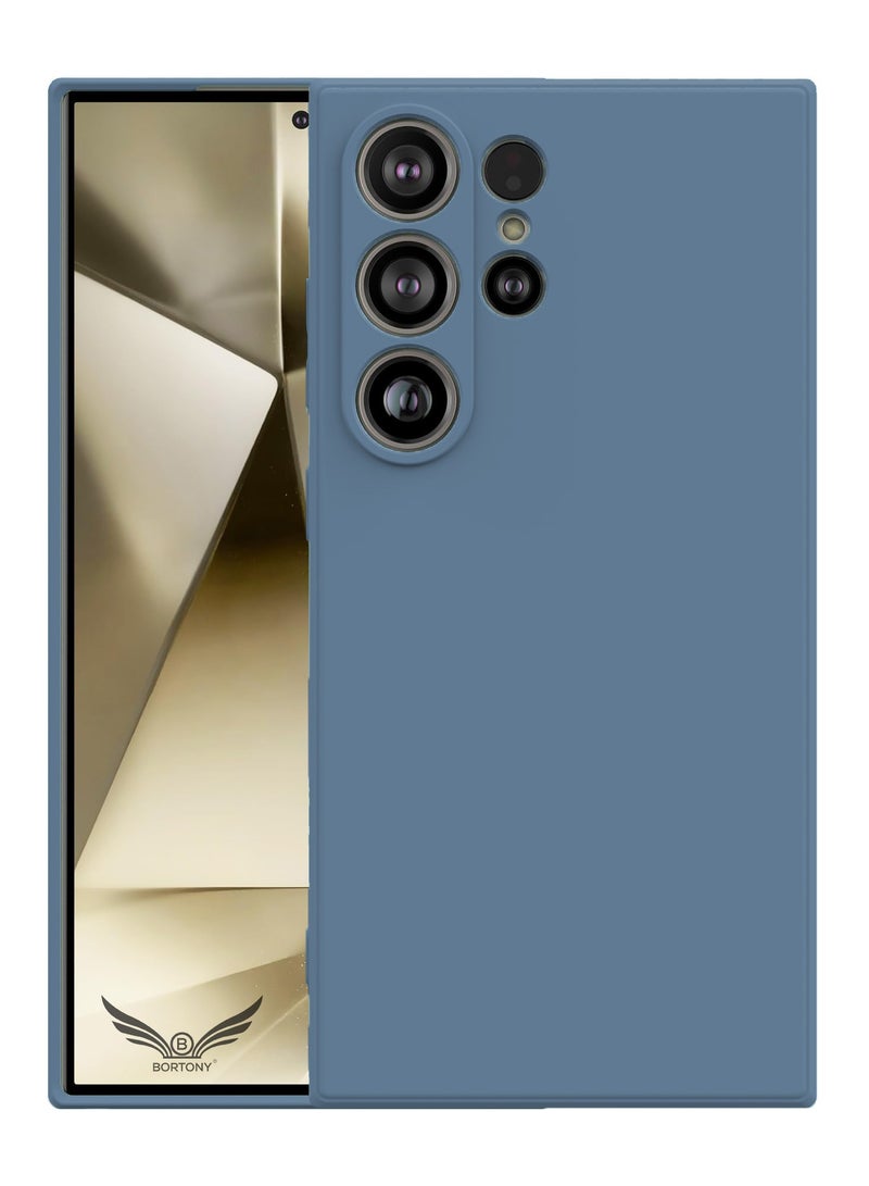 BORTONY Samsung S23 Ultra Case Cover Liquid Silicone Slim Fit Galaxy S23 Ultra Cover Soft Flexible Matte with Inside Microfiber Lining Samsung Galaxy S23 Ultra - Image 1