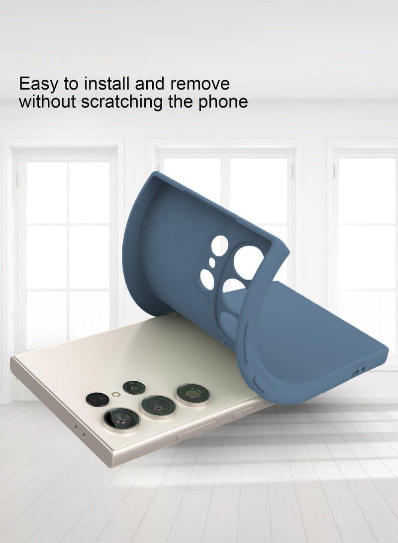 BORTONY Samsung S23 Ultra Case Cover Liquid Silicone Slim Fit Galaxy S23 Ultra Cover Soft Flexible Matte with Inside Microfiber Lining Samsung Galaxy S23 Ultra - Image 5