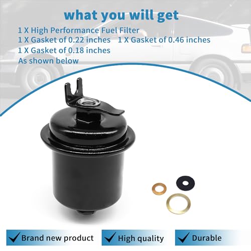 OXCANO Gasoline Fuel Filter 16010-ST5-931 16010-ST5-E02 High Performance Compatible with 1988-2004 Honda Civic Accord Prelude CR-V Odyssey Acura Integra CL EL RL TL Fuel Injected Gasoline Engines PF-1200 - Image 4
