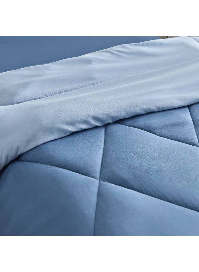 Home Box Vera Reversible Microfibre Single Comforter - 135X220 Cm  - Image 5