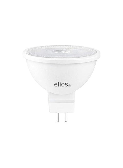LED bulb with frosted glass, white or yellow (set of 3) from Elios GU5.3