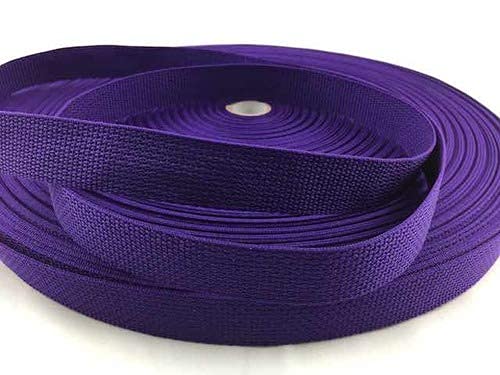 Packard Nylon Webbing Tape Packard Polypropylene Tape Canvas Webbing 1-inch Wide for Collars, Leashes, Diving Gear, Sports Gear, Bag Belt, Hiking, DIY Projects (1, Purple) - Image 3