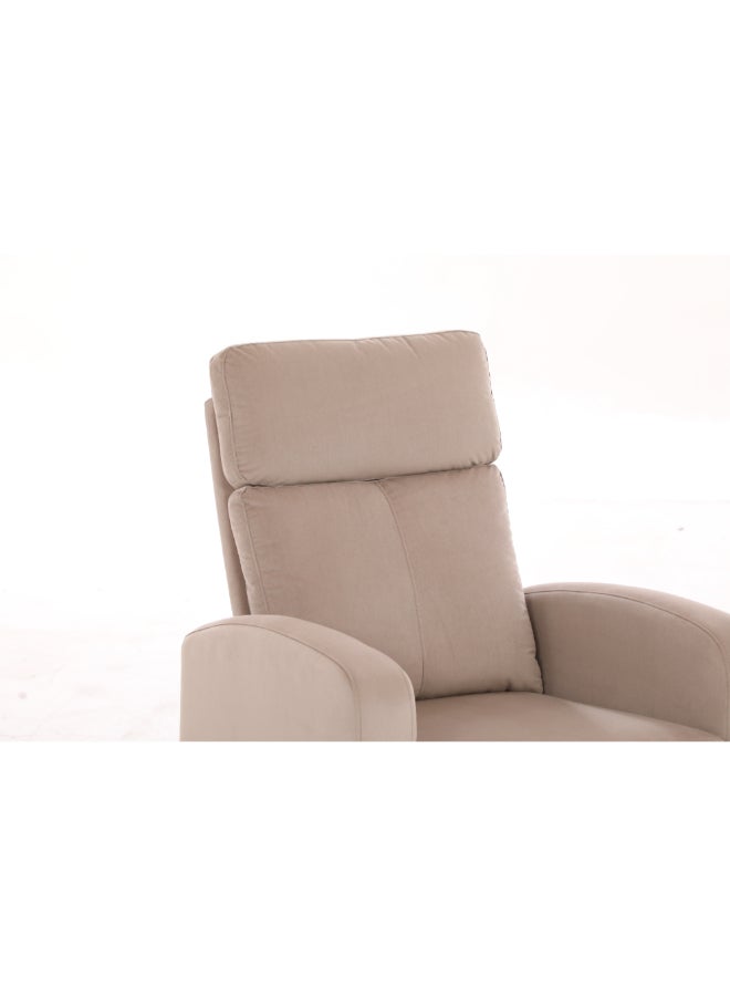 Micasa Sturdy High Quality Push-Back Chair Mocha 90 x 73 x 60 cm MC0246E - Image 2