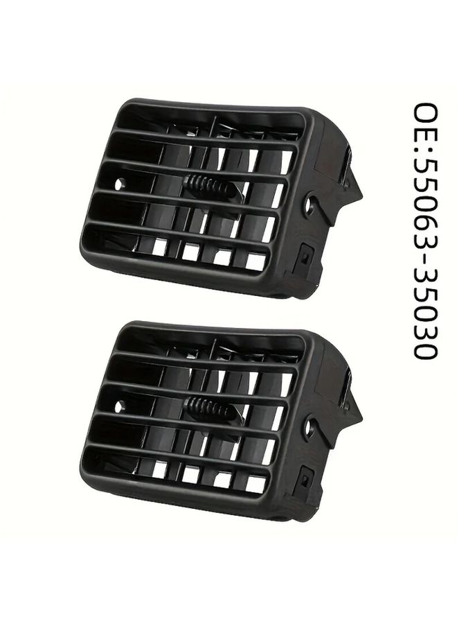 Black Air Conditioning Vent Cover Compatible with Toyota 4Runner Part 55063 35030 - Image 3