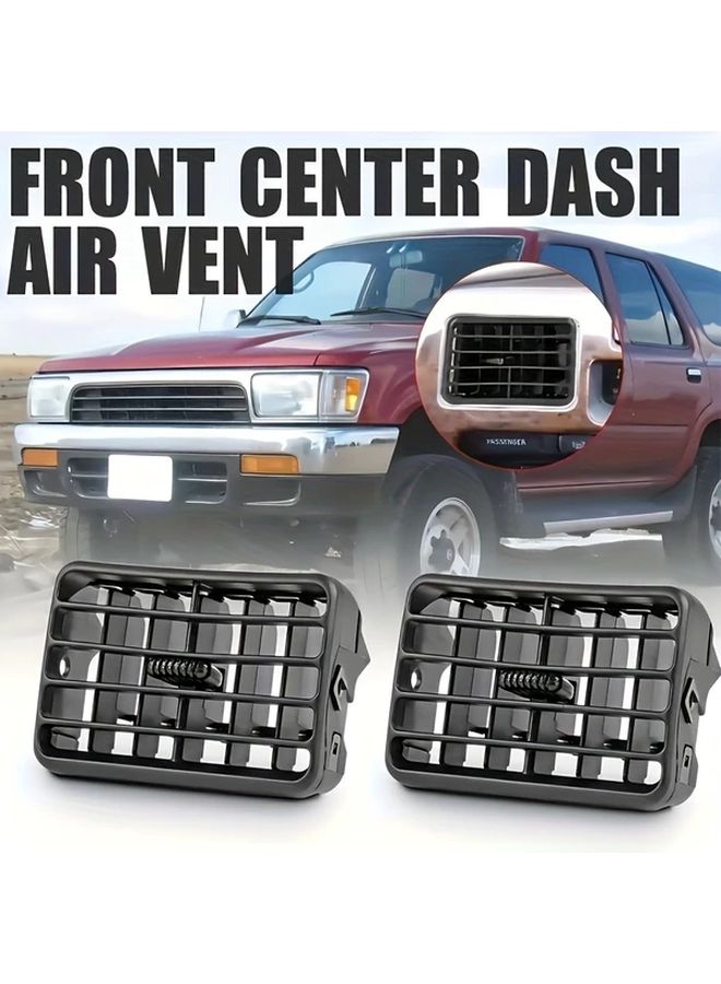 Black Air Conditioning Vent Cover Compatible with Toyota 4Runner Part 55063 35030 - Image 1
