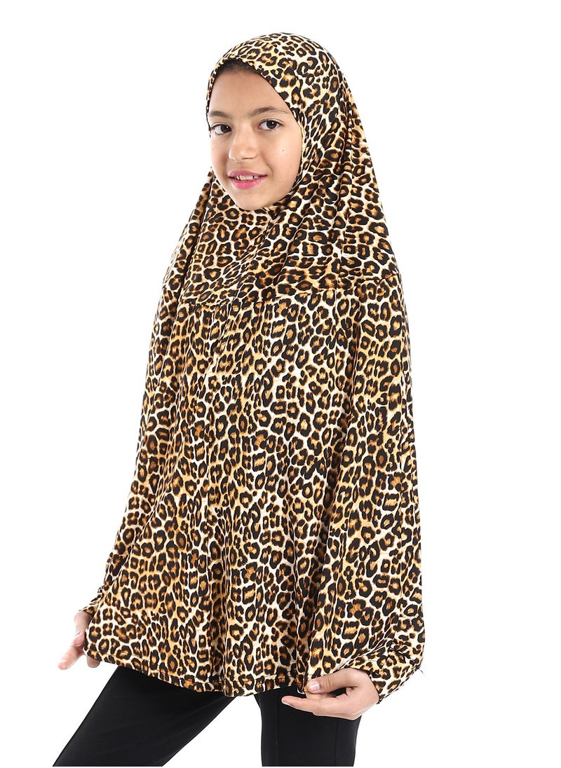 Caesar Prayer Veil For Girls With Long Sleeves  - Image 2