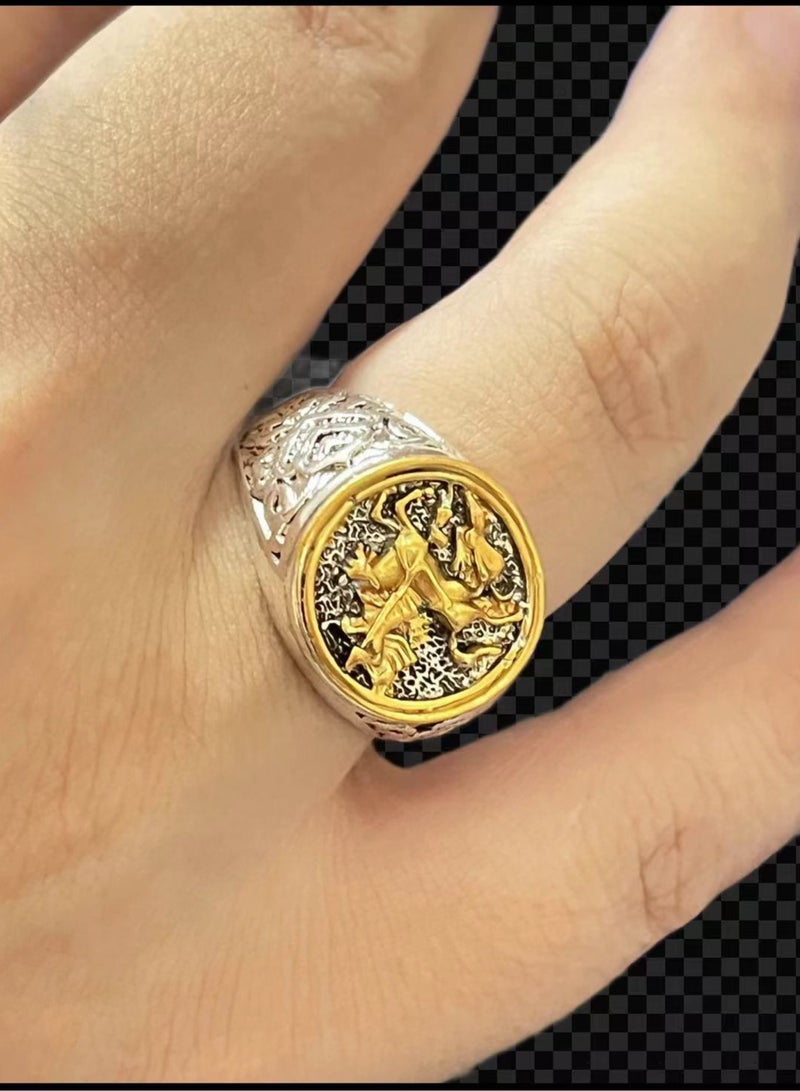 Fashion Vintage Men Ring - Image 4