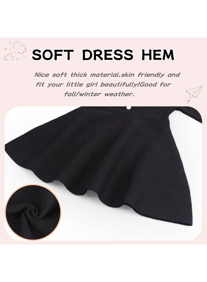 WeddingPach Ruffles Baby Girls Cardigan Warm Infant Toddler Sweater Dress Girls Long Sleeve V-Neck Cardigans Autumn Winter  - Image 5
