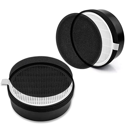 Funmit LVH132 Replacement Filter for LEVOIT Air Purifier Replacement Filter LVH132RF Funmit 3in1 H13 True HEPA Filter Replacement 2 Pack