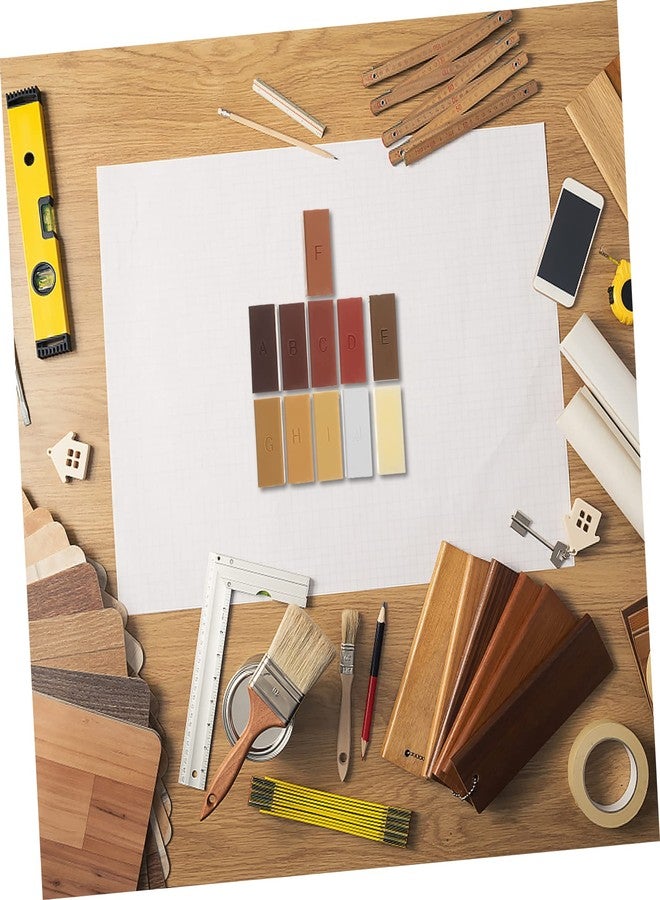 DOITOOL Wood Wax Filler Sticks Furniture Hardwood Laminate Lvp Luxury Vinyl Flooring Filler Floor Restorer Scratches Crack Holes Tables, Desks, Cabinets, Stairs - Image 3