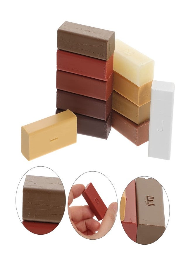 DOITOOL Wood Wax Filler Sticks Furniture Hardwood Laminate Lvp Luxury Vinyl Flooring Filler Floor Restorer Scratches Crack Holes Tables, Desks, Cabinets, Stairs - Image 2