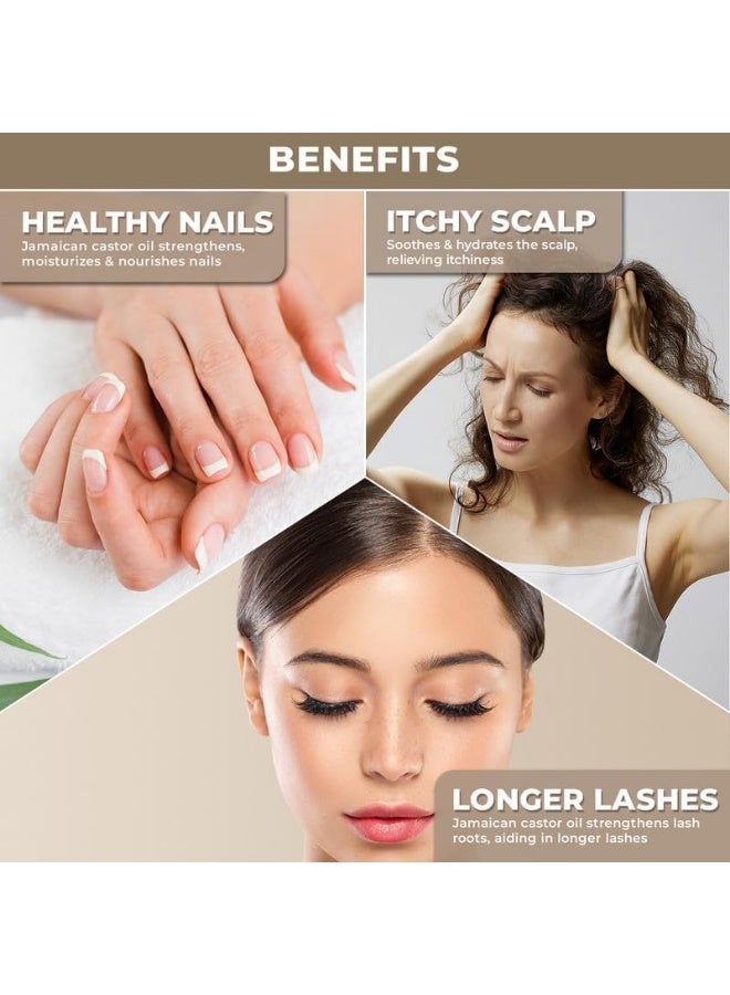 Organic Forest Jamaican Black Castor Oil is 100% pure for hair, skin, and eyebrows. - Image 4