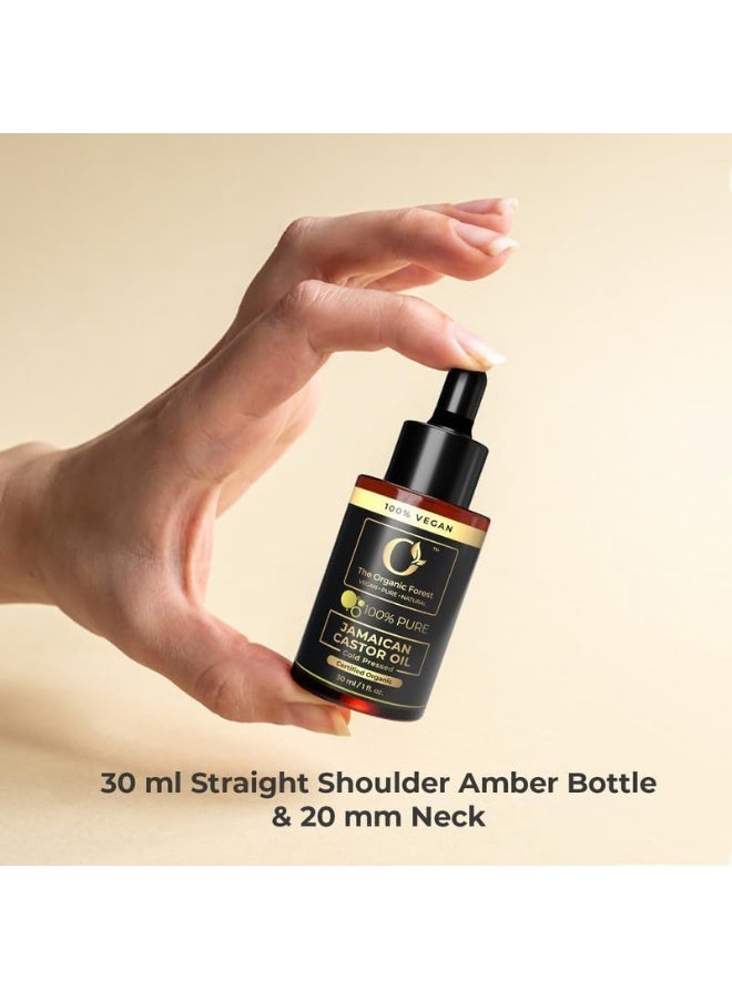 Organic Forest Jamaican Black Castor Oil is 100% pure for hair, skin, and eyebrows. - Image 2