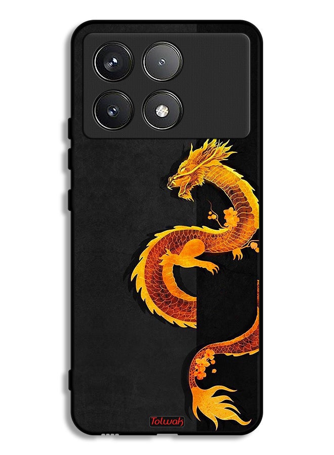 Tolwak Xiaomi Redmi K70 Protective Case Cover Dragon Art - Image 1