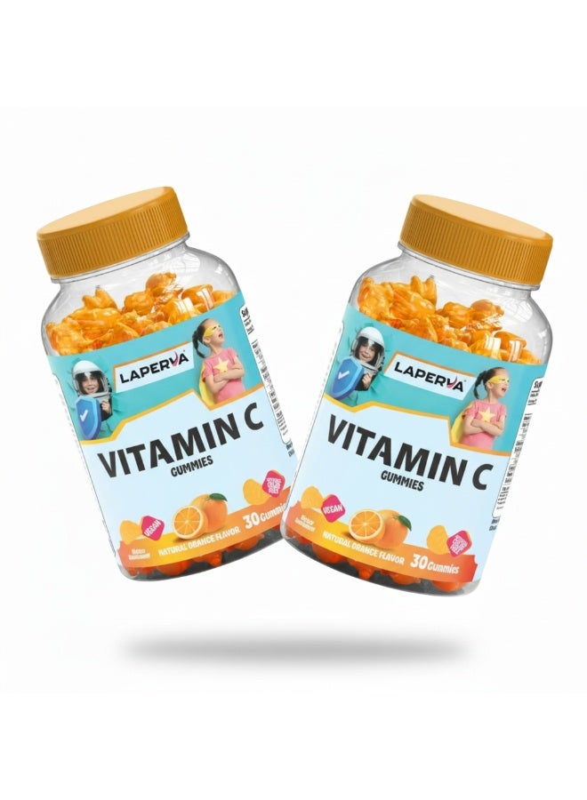 Laperva Smart Kids Vitamin C, 125 mg, 30 Veggie Gummies, Supports Immune Health, Pack of 2 - Image 5