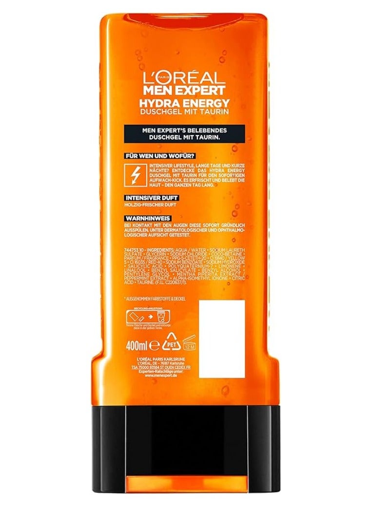 لوريال باريس لوريال مان إكسبيرت هيدرا إنرجي ويك أب إفكت توراين شوور مقاس كبير جدًا - Image 2