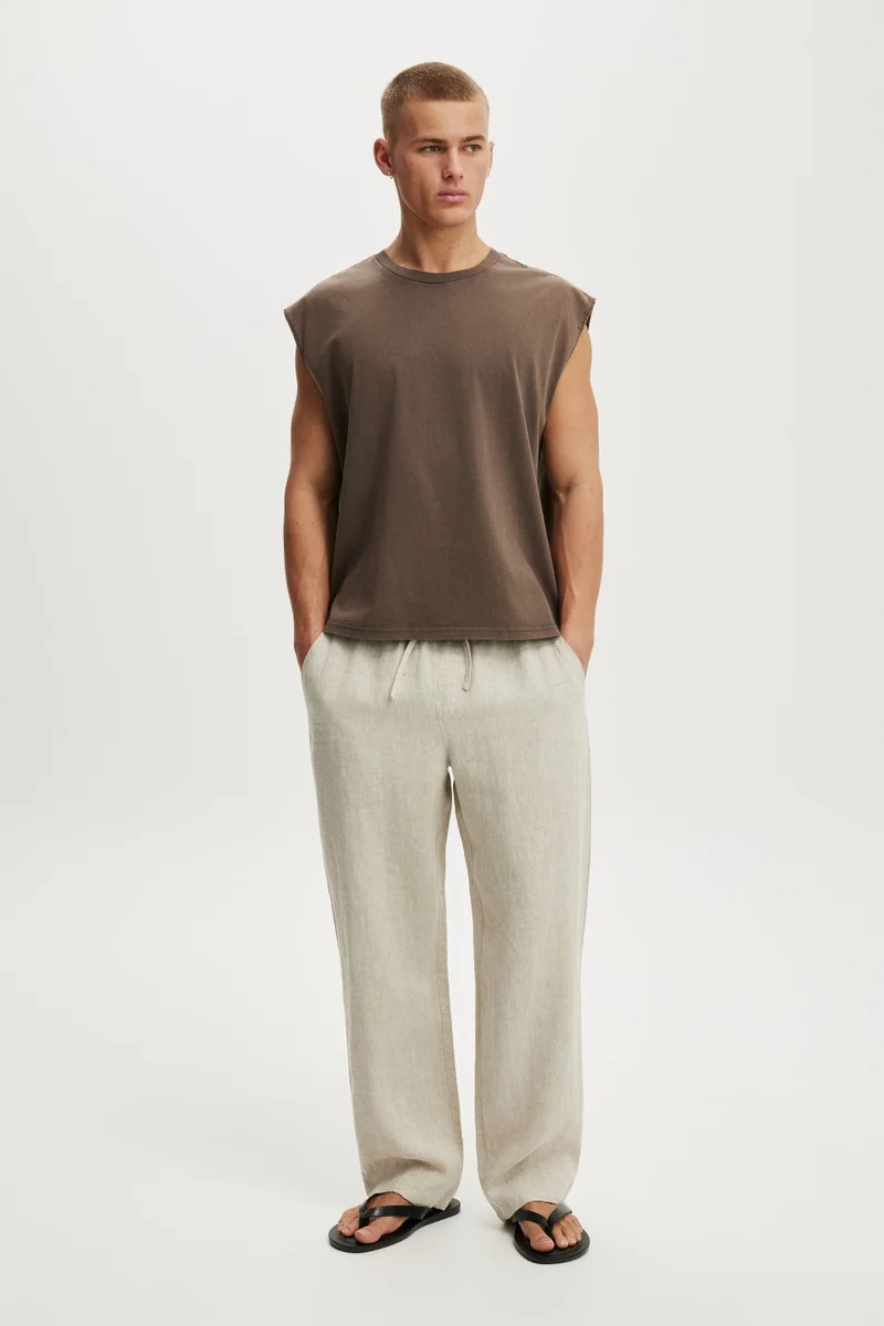 كوتون اون Baggy Linen Pant