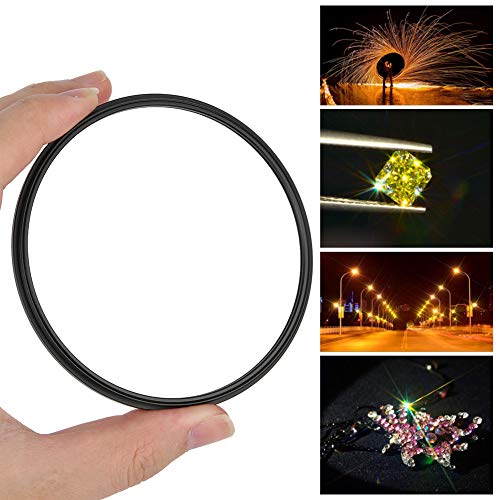 ANGGREK Star Filter Star Lens Filter 95mm 4Line Starlight Night Photography for Lens for Default - Image 2