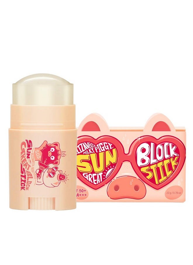 Elizavecca Elizavecca Milky Piggy Great Block Stick Spf 50+ PA+++ | Protection for Face | How to Use Stick for Face | Protection for Face |  - Image 1