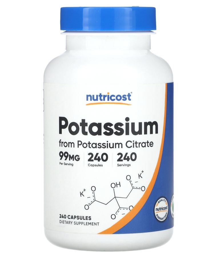 Potassium 99 mg 240 Capsules