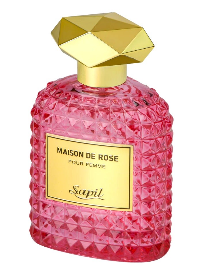 sapil Maison De Rose Eau De Parfum For Women - 100 ML - Image 4