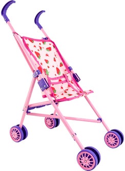 Vardem Walking Stick Metal Stroller Pink Purple  - Image 1
