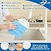 JEBBLAS Disposable Dish Towels and Cloths Reusable Wipes 50 CountPack Green - Image 4