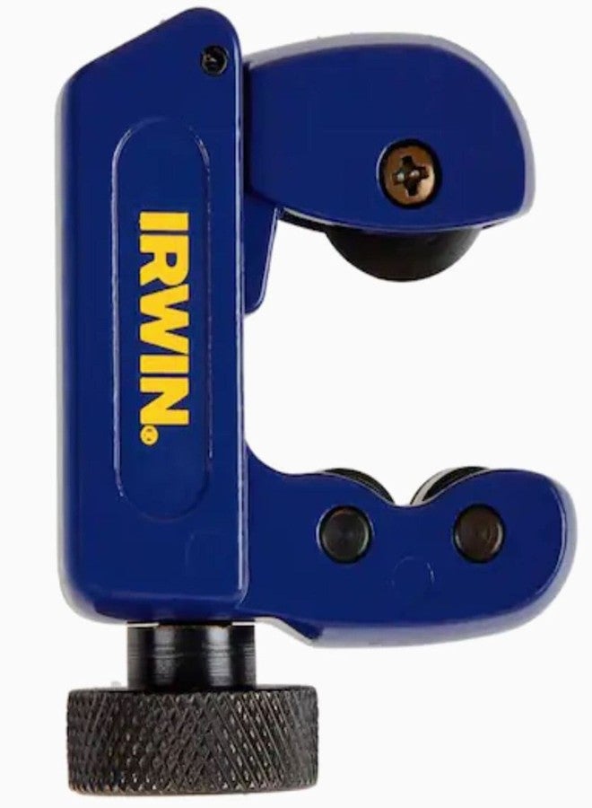 IRWIN Pipe Cutters Irwin-Tools (LARGE DIAMETER MINI TUBE AND PIPE CUTTER 1/8-1-1/8inch CAPACITY). Cuts Copper, Brass, Aluminum, PVC, and Thin-Wall Conduit Tubing & Pipes IRHT81732 - Image 1