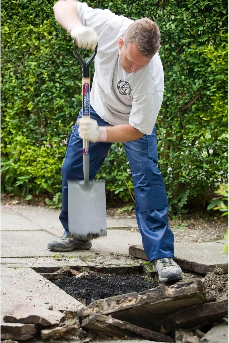 Spear  Jackson 1071AL Neverbend Professional Treaded Digging Spade, Gray - Image 5