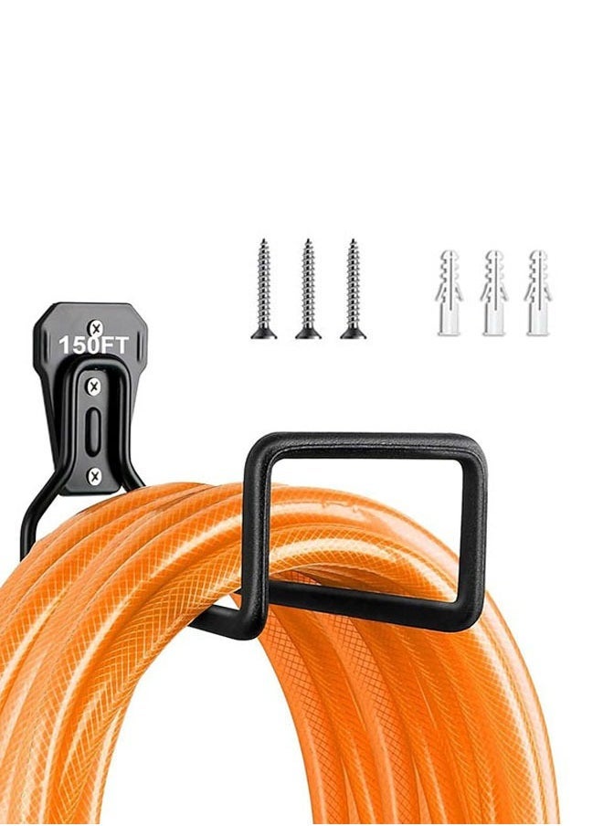 Arabest Garden Hose Holder Wall Mount Hose Hook Heavy Duty Metal Hose Hook For Outdoor Garden Patio Garage - Image 1