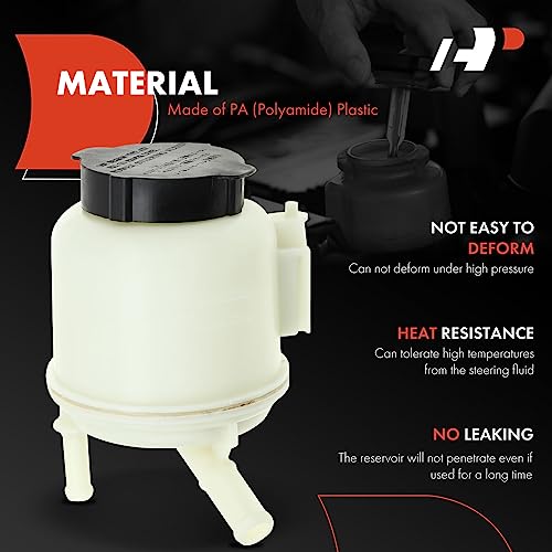 A-Premium خزان/تانك زيت التوجيه المعزز A-Premium مع غطاء متوافق مع نيسان سنترا، مورانو، ماكسيما، 370Z، 350Z وإنفينيتي EX35، EX37، FX35، FX37، FX50، G25، G35، G37، I30، I35، M37، M56، Q40، Q50، Q60، Q70، Q70L، QX50، QX70 - Image 2