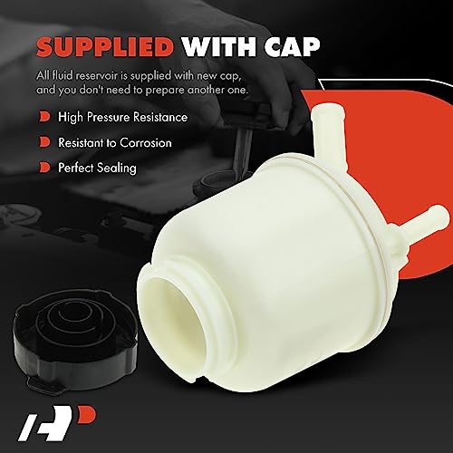 A-Premium خزان/تانك زيت التوجيه المعزز A-Premium مع غطاء متوافق مع نيسان سنترا، مورانو، ماكسيما، 370Z، 350Z وإنفينيتي EX35، EX37، FX35، FX37، FX50، G25، G35، G37، I30، I35، M37، M56، Q40، Q50، Q60، Q70، Q70L، QX50، QX70 - Image 4