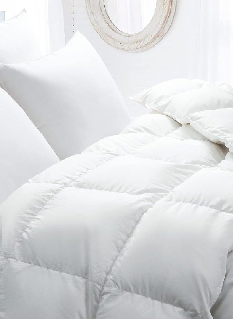 بطانية من النايلون الناعم بلون أبيض، مقاس مزدوج، 200×220 سم - رقم الموديل: Nddp-0011 - متعددة الألوان - Image 4