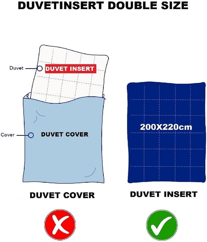بطانية من النايلون الناعم بلون أبيض، مقاس مزدوج، 200×220 سم - رقم الموديل: Nddp-0011 - متعددة الألوان - Image 2