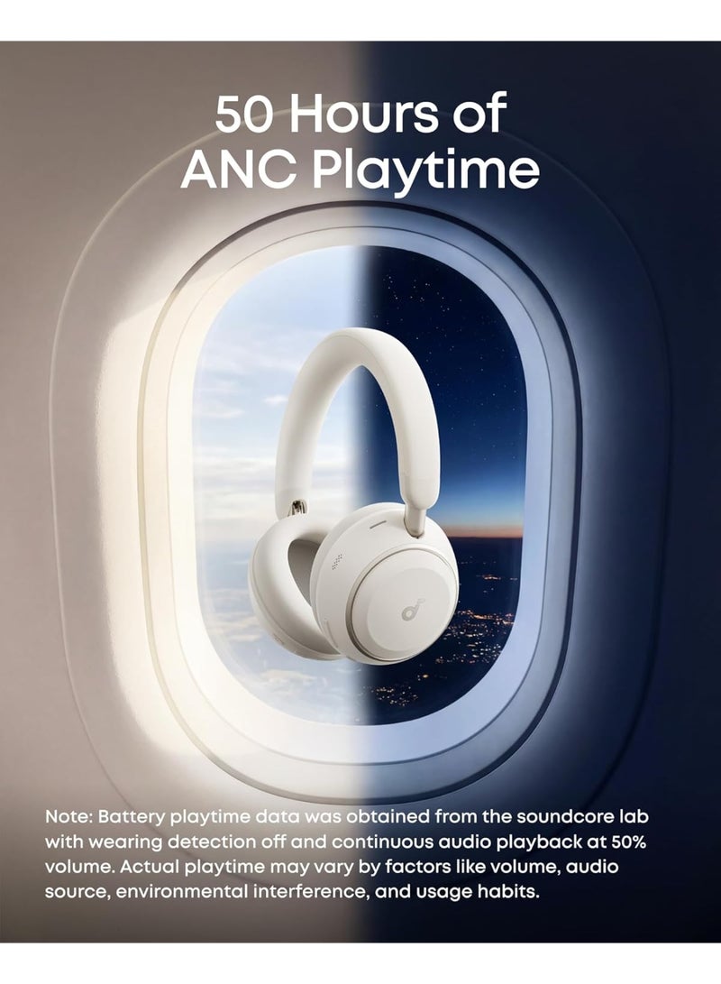 soundcore Space 2 by Anker, Active Noise Cancelling Headphones, Comfortable Fit, 50H Playtime, LDAC Hi-Res Wireless Audio, Dual Connection, Clear Calls, Bluetooth 6.1, Nap Mode, Wearing Detection - Image 5