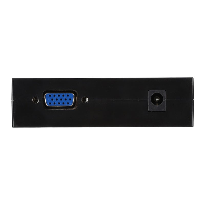مقسم VGA 2 مداخل - 1 مخرج محول ذو منفذين - زر تبديل يدوي لمشاركة الشاشة إكسسوار كمبيوتر لأجهزة اللابتوب وشاشات LED لنقل الإشارة - Image 4
