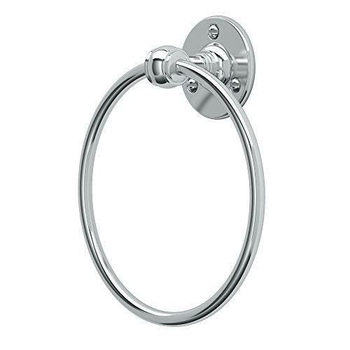 Gatco 4412 Cafe Towel Ring, Chrome, 6.5-in L x 6.5-in W x 6.5-in H - Image 1