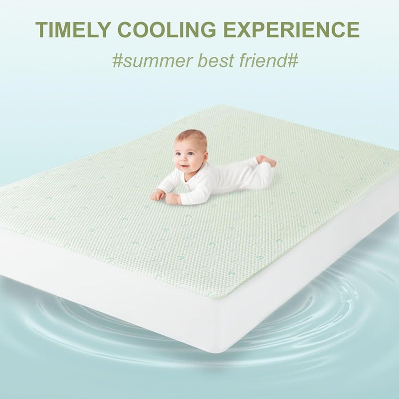 ACCURATEX Cooling Mattress Protector 200×200 cm - Cooling Fabric & 100% Waterproof Design Mattress Cover - 30cm Fitted Deep Pocket - Perfect Bed Wetting Mattress pad, Breathable & Washable Seasonal & permanent compatible - Image 4