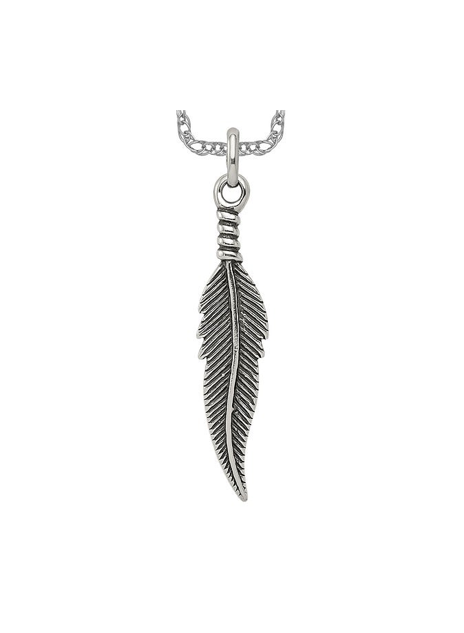 Feather pendant  925 sterling silver - Image 5