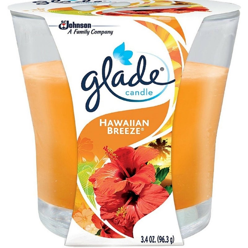 Glade Candle Jar, Air Freshener, Hawaiian Breeze, 3.4 Oz - Image 4