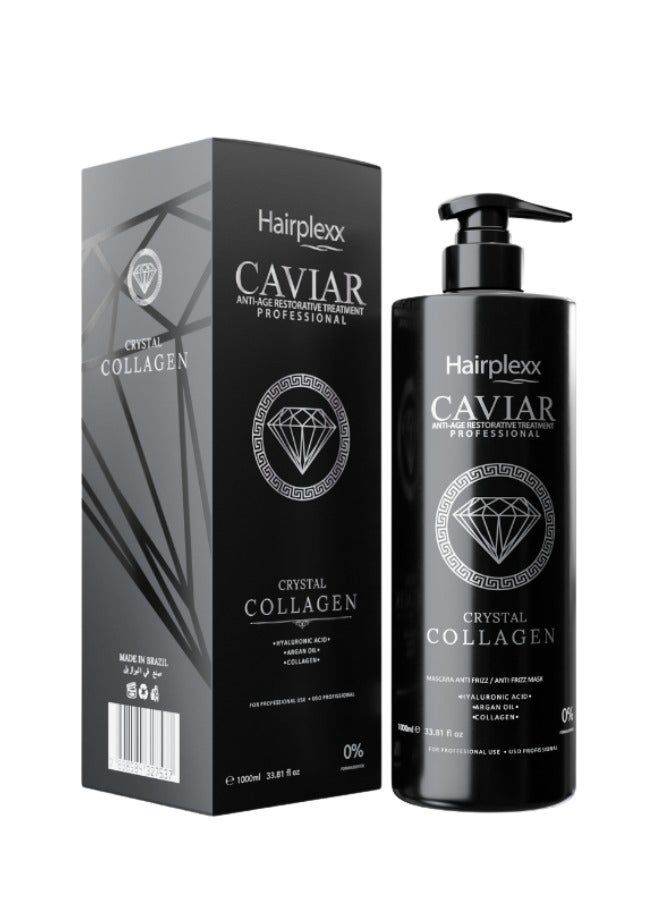 Caviar Collagen Crystal with Hyaluronic Acid, Argan Oil, Collagen for Professional Use 1L