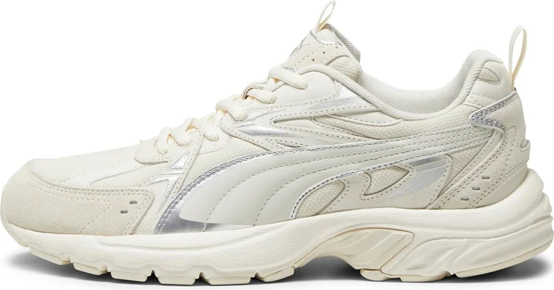 بوما Alpine Snow-Vapor Gray-Frosted Ivory Milenio Tech Suede Off White Casual Sneakers