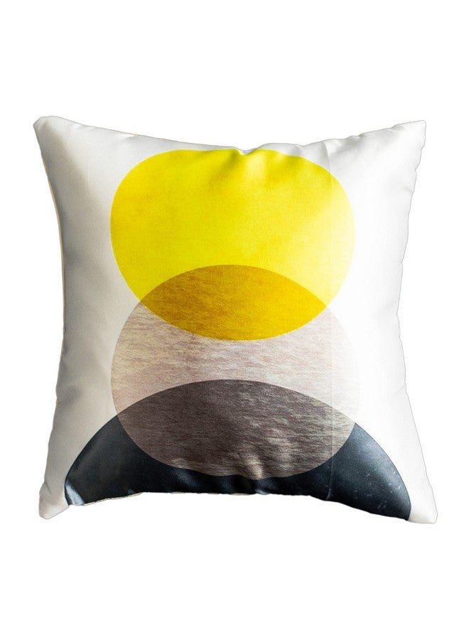 Vendola Lemon Yellow Microfiber Satin 250TC Cushion Pillow Covers, Yellow, Set of 5 (16X16 Inches, Lemon Yellow) - Image 5