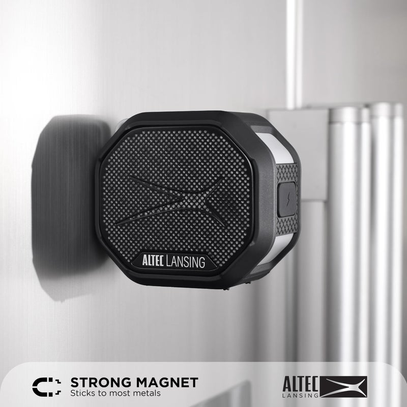 Altec Lansing HYDRATREK Magnetic Bluetooth Speaker, Waterproof IP67, Portable Speaker, True Wireless Pairing, USB-C Quick Charge, 3.7V 400mAh Battery, Voice Assistant, Perfect for Any Adventure - Image 3